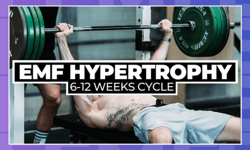 (Test Week) EMF Hypertrophy - (6/12-Weeks Bodybuilding Cycle) 🟣